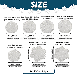 7Pcs 7 Style Nail Art Silicone Molds&nbsp;MRMJ-TA0001-19