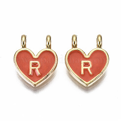 Alloy Enamel Charms&nbsp;ENAM-T012-02R-RS