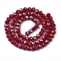 Electroplate Glass Beads Strands&nbsp;EGLA-A034-P3mm-A13
