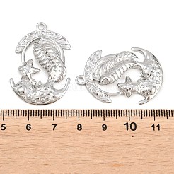 304ステンレスペンダント  魚のチャーム  ステンレス鋼色  36x24.5x3mm  穴：2mm&nbsp;STAS-K309-03A-P