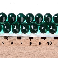 Electroplate Glass Beads Strands&nbsp;EGLA-Q128-01B