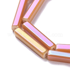 Electroplate Glass Beads Strands&nbsp;EGLA-Q128-10C