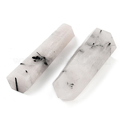 Tower Natural Tourmalinated Quartz Healing Stone Wands&nbsp;G-A096-02H-1