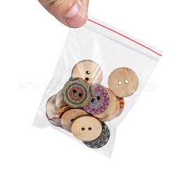 再封可能なプラスチック製包装袋  トップシール  セルフシールバッグ  長方形  透明  8x6cm  片側の厚さ：2ミル（0.05mm）&nbsp;OPP-Q002-6x8cm