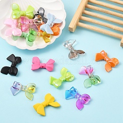 30個3スタイルアクリルビーズ  蝶結び  ミックスカラー  22.5~25x31.5~33.5x5~7mm  穴：2.5mm  10個/スタイル&nbsp;OACR-YW0002-45