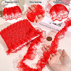 Polyester Lace Tirm&nbsp;OCOR-WH0111-123