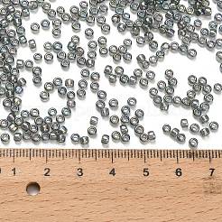 トーホー 8/0ラウンドビーズ  日本製シードビーズ  （176b）ダークグレーブラックダイヤモンド透明レインボー  3mm  穴：1mm  約10000個/ポンド&nbsp;SEED-TR08-0176B
