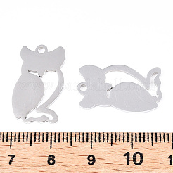 Non-Tarnish 201 Stainless Steel Stamping Blank Tag Pendants&nbsp;STAS-T008-018-1
