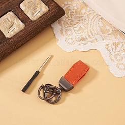 PU Leather Keychains&nbsp;KEYC-TADJ0009-03B-02