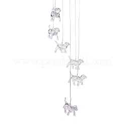 LED Solar Powered Dog Wind Chime&nbsp;HJEW-I009-04
