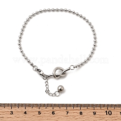 304 Stainless Steel Ball Chain Bracelets for Women&nbsp;BJEW-D407-04P