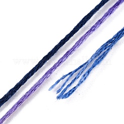 6層ポリエステル刺繍フロス  クロスステッチの糸  秋色シリーズ  ミックスカラー  0.5~1mm  約8.75ヤード（8m）/バンドル  12束/セット&nbsp;OCOR-FZ0001-01P