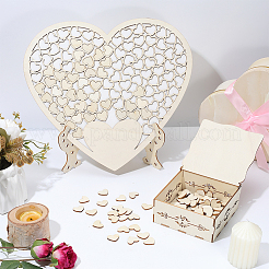 Heart Wedding Guest Book&nbsp;AJEW-WH0609-680