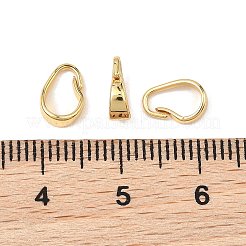 シェグレース ブラス スナップオン ベイル  カドミウムフリー＆ニッケルフリー＆鉛フリー  18KGP本金メッキ  8x5.5x2.5mm  穴：7x4.5mm&nbsp;XGRQ1U607-365G