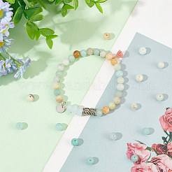 3 Strands Natural Flower Amazonite Beads Strands&nbsp;G-GO0001-13
