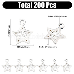 200Pcs Alloy Charms&nbsp;FIND-SC0019-55