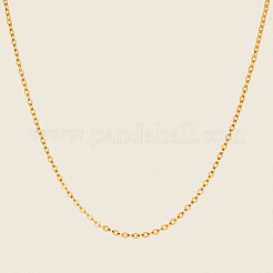 Simple 3.5MM 304Stainless Steel Boston Link Chain Necklaces for Women&nbsp;KF1734-1