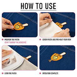 16Pcs 8 Styles Computerized Embroidery Cloth Iron on/Sew on Patches&nbsp;DIY-TA0012-13