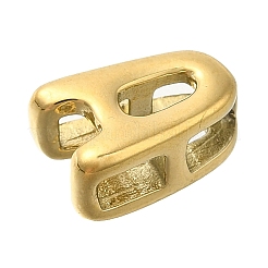 Ion Plating(IP) 304 Stainless Steel Slide Charms&nbsp;STAS-B075-37G-A