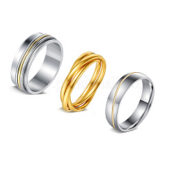 304 Stainless Steel Finger Rings&nbsp;WG091C3-02