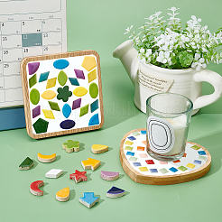 Mixed Shapes Porcelain Cabochons Sets&nbsp;PORC-WH0009-03