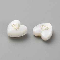 5Pcs Natural White Shell Beads&nbsp;LS-BSHE-TAC0004-02I