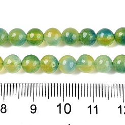 Dyed Natural White Jade Beads Strands&nbsp;G-T138-6mm-210-26