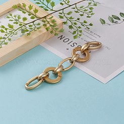 Handmade Opaque Spray Painted Acrylic Link Chains&nbsp;AJEW-JB00869-02