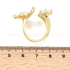 Barss Enamel Cuff Open Rings for Women&nbsp;KK-CBA1C83-01C-G