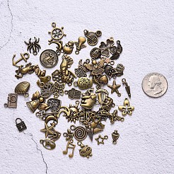 Tibetan Style Alloy Pendants&nbsp;TIBEP-YW0001-07AB
