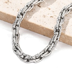 304 Stainless Steel Rope Chain Bracelets for Men Women&nbsp;BJEW-Q038-09P