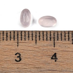 天然石ローズクォーツカボション  オーバル  5x3x2.5mm&nbsp;G-B096-01A