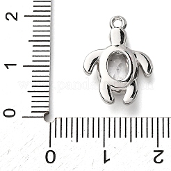 Brass with Cubic Zirconia Pendants&nbsp;KK-C119-11P