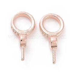 925 Sterling Silver Screw Eye Peg Bails&nbsp;LS-STER-D035-46RG