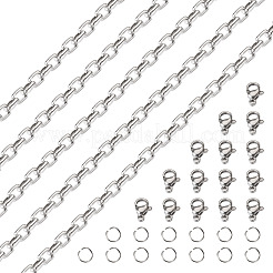 5M 304 Stainless Steel Rectangle Link Chains&nbsp;CHS-TA0001-55