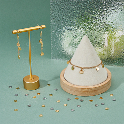 120個 2色 201ステンレススチールチャーム  空白タグのスタンプ  ハート  ミックスカラー  5x6x1mm  穴：1mm  60個/カラー&nbsp;STAS-DC0015-74