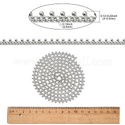304 Stainless Steel Curb Chains&nbsp;CHS-CJC0002-01