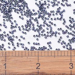 MIYUKIデリカビーズ  シリンダー  日本製シードビーズ  11/0  （db1054)マットメタリックプラムゴールドアイリス  1.3x1.6mm  穴：0.8mm  約2000個/10g&nbsp;X-SEED-J020-DB1054