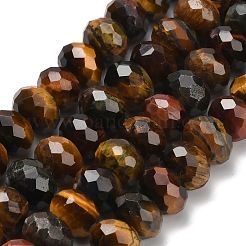 Three Color Natural Tiger Eye Beads Strands&nbsp;G-C259-A01-6x10mm-03