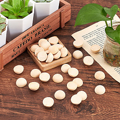 Unfinished Natural Wood Cabochons&nbsp;WOOD-GF0001-13B