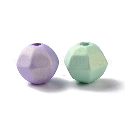 Spray Painted ABS Plastic Beads&nbsp;KY-G025-10