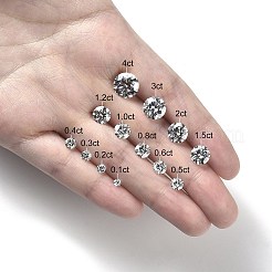 Brilliant Round Cut Moissanite Loose Stones Cabochons&nbsp;RGLA-F081-01G