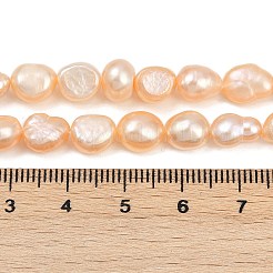 Natural Cultured Freshwater Pearl Beads Strands&nbsp;PEAR-P064-20J-03B