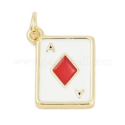 Brass Enamel Charms&nbsp;KK-G522-44G