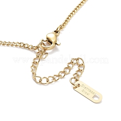201 Stainless Steel Pendant Necklaces&nbsp;NJEW-D055-03G