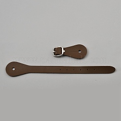合金革靴紐バンド  靴用  サドルブラウン  180~255x31.5x2~10mm&nbsp;FIND-WH20002-05B