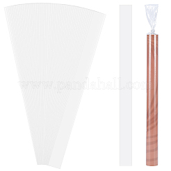 長方形 PE プラスチックフィルム保存袋  透明  82x8.3x0.01cm&nbsp;ABAG-WH0040-51