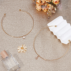 2Pcs 304 Stainless Steel Choker Necklace Making&nbsp;NJEW-UN0001-74