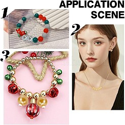 350Pcs 2 Colors Baking Paint Pearlized Glass Pearl Round Bead Strands&nbsp;HY-AR0001-14