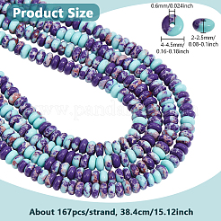 Synthetic Imperial Jasper Beads Strands&nbsp;G-WH0035-31A